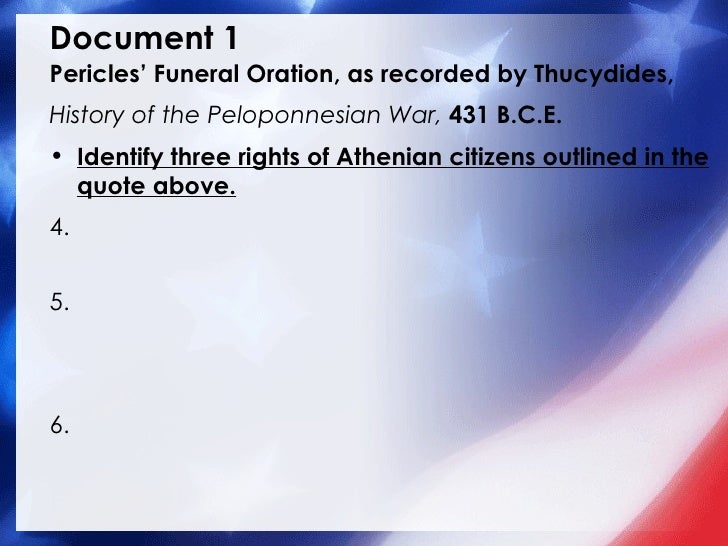 comparison between pericles funeral oration and comparison between pericles funeral oration and