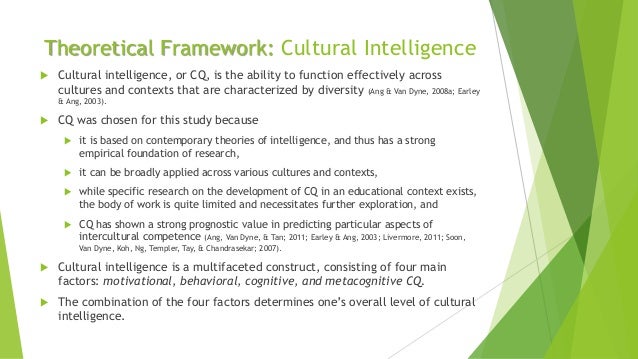 Cultural competence and dissertation