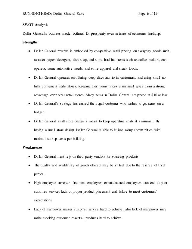 dollar general swot analysis Through the use of swot analysis tool, we can easily evaluate the performance of dollar general as well as the identification of its strengths and weaknesses. dollar general swot analysis Through the use of swot analysis tool, we can easily evaluate the performance of dollar general as well as the identification of its strengths and weaknesses.