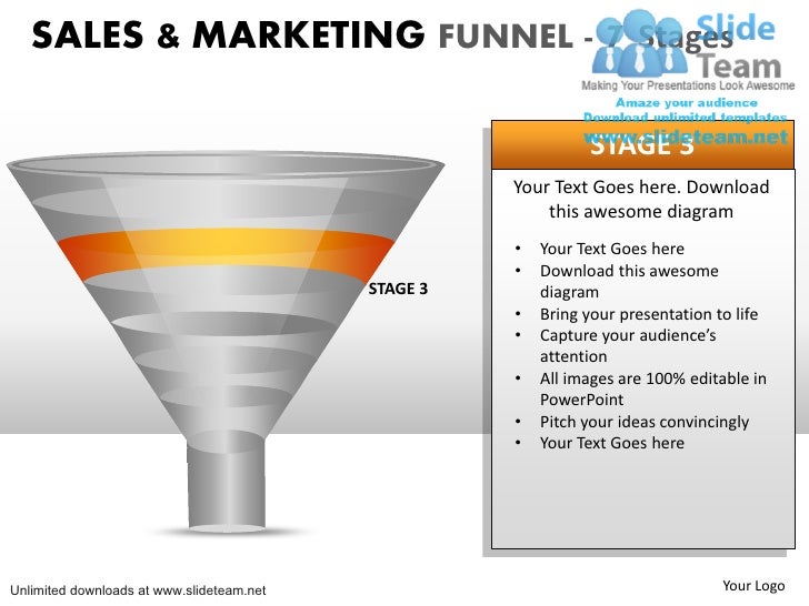 sales funnel template powerpoint free download