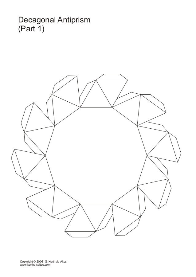 Decagonal antiprism