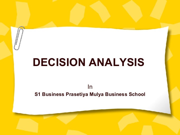 decision-analysis-introduction
