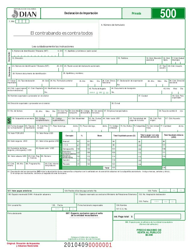 FORMULARIO EXPORTACION formulario exportacion: