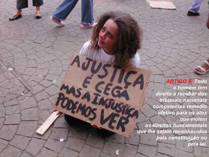 Artigo 8 dos direitos humanos