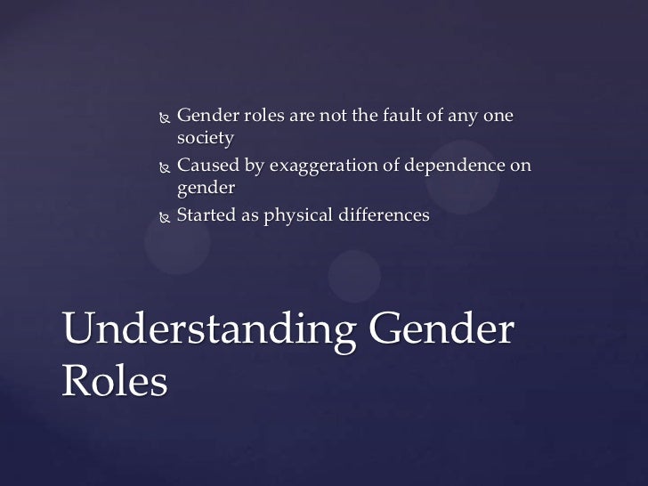 gender roles in society This essay on gender roles and stereotypes was written in defense of women learn why many of the preconceived beliefs society has about women are false. gender roles in society This essay on gender roles and stereotypes was written in defense of women learn why many of the preconceived beliefs society has about women are false.