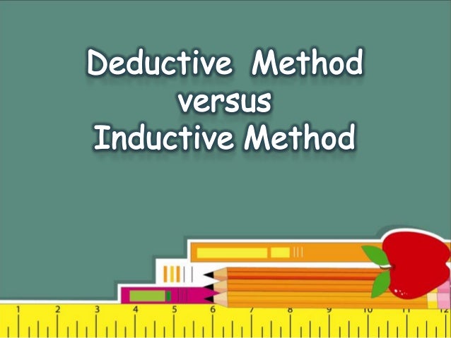 Deductive research methods