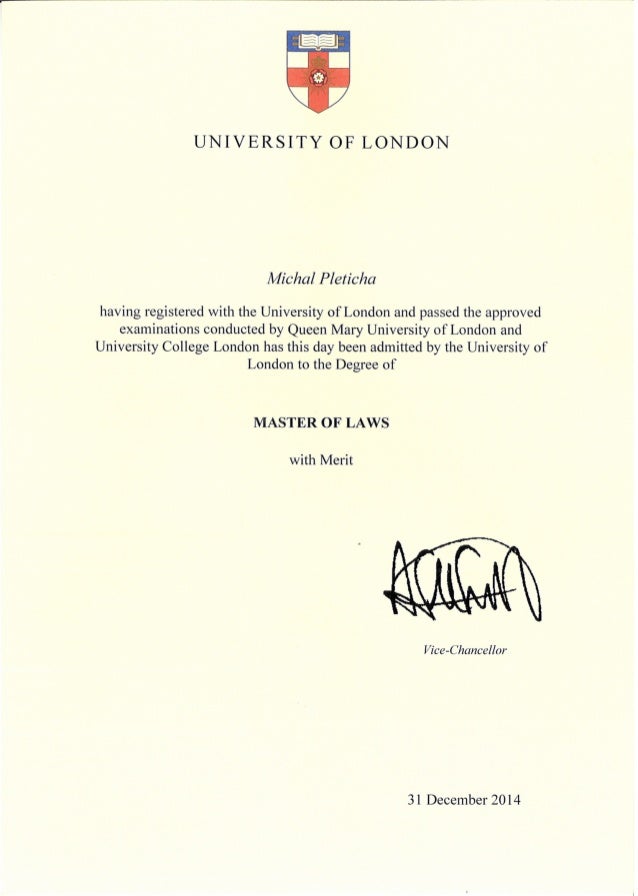 Diploma Master Of Laws LL M diploma-master-of-laws-ll-m