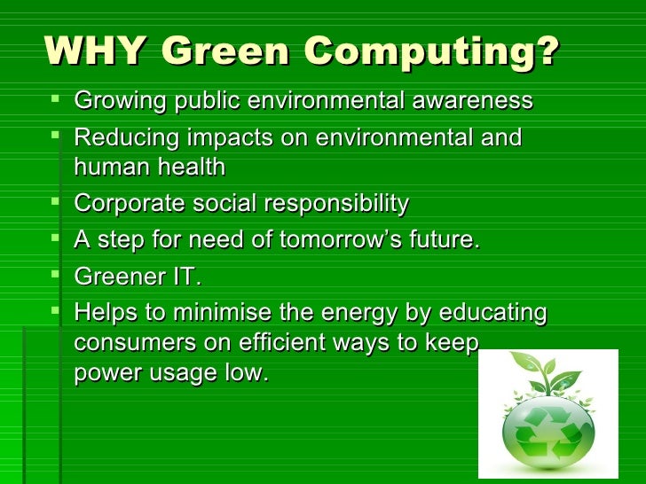 Papers on green computing