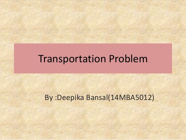 Usps   transportation assignment