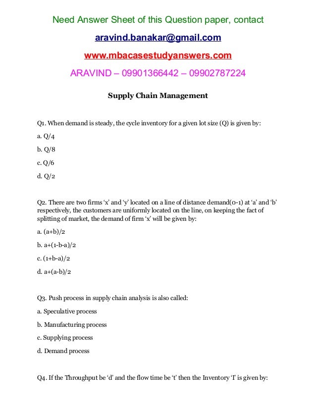 supply chain management term papers supply chain management term papers