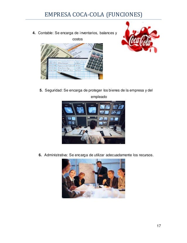 Empresa CocaCola Giro y Razon Social