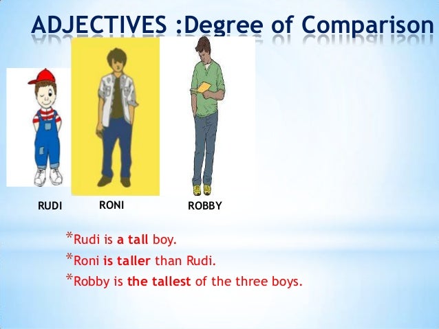 Comparative Degree Of Adjectives With Pictures 96