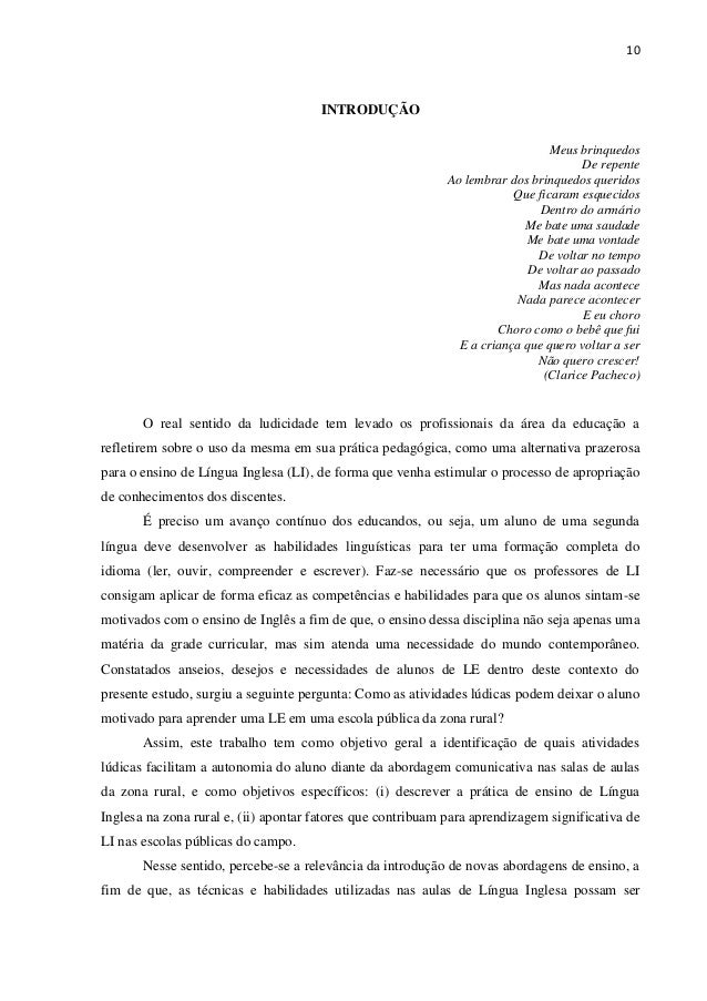 Mensagem para monografia