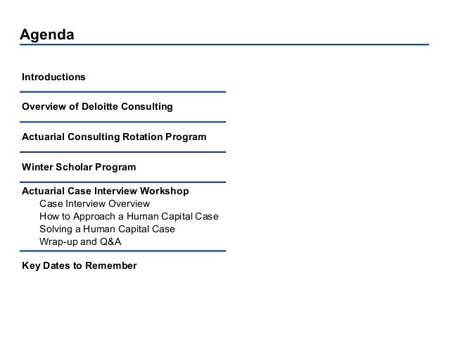 deloitte case study interview uk