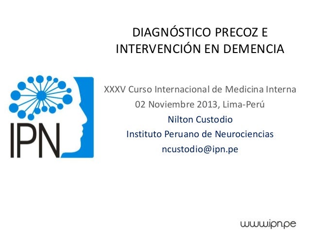 DIAGNOSTICO PRECOZ diagnostico precoz: