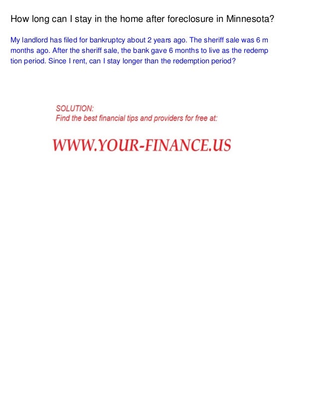 Can I Stay In My Home After Foreclosure Can I Stay In My Home After Foreclosure