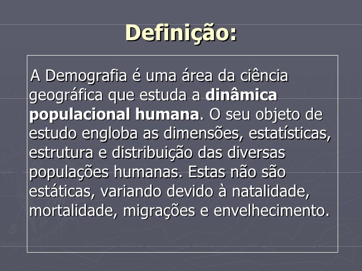 Demografia
