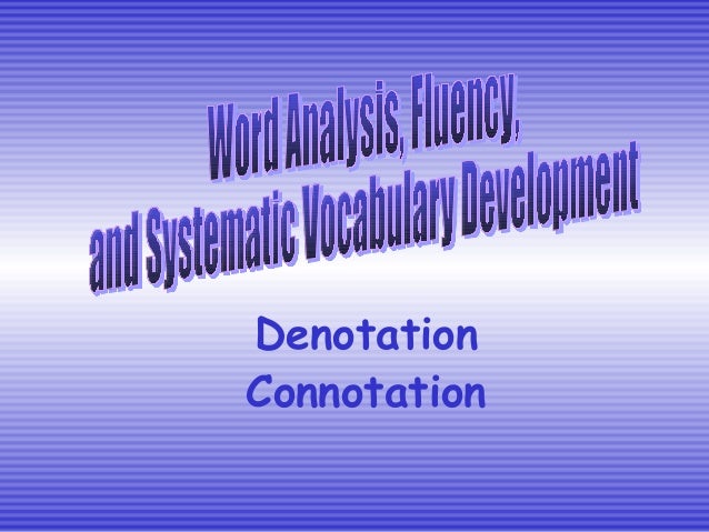 denotation-and-connotation