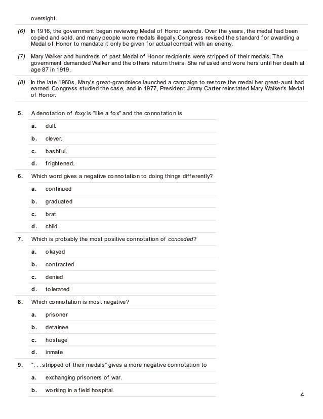 28 Positive And Negative Connotation Worksheet