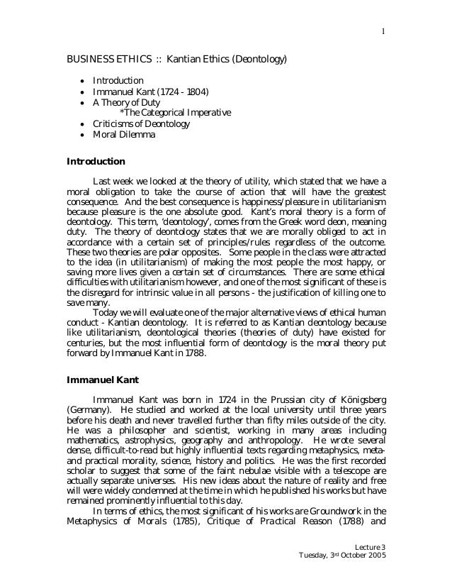business ethics and deontology Deontological ethics first published wed nov 21, 2007 substantive revision mon oct 17, 2016 the word deontology derives from the greek words for duty ( deon ) and science (or study) of ( logos ). business ethics and deontology Deontological ethics first published wed nov 21, 2007 substantive revision mon oct 17, 2016 the word deontology derives from the greek words for duty ( deon ) and science (or study) of ( logos ).