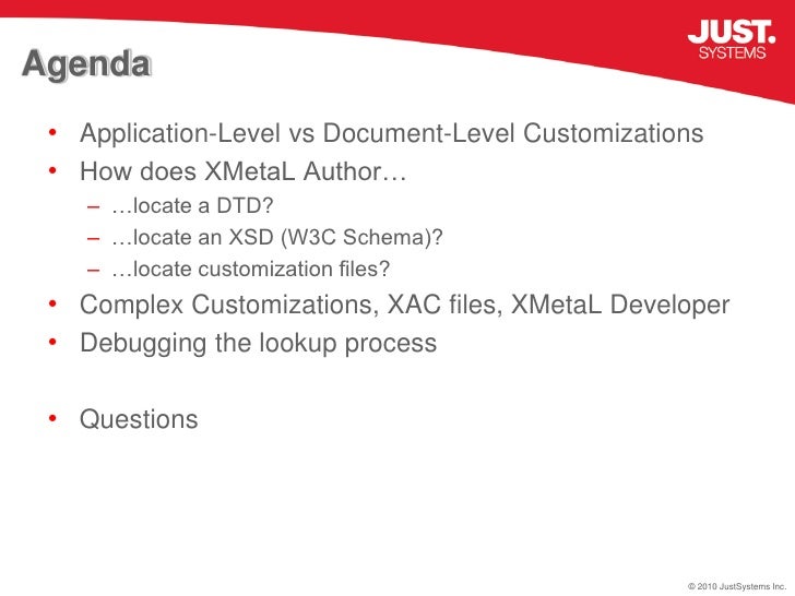 xmetal guide customization