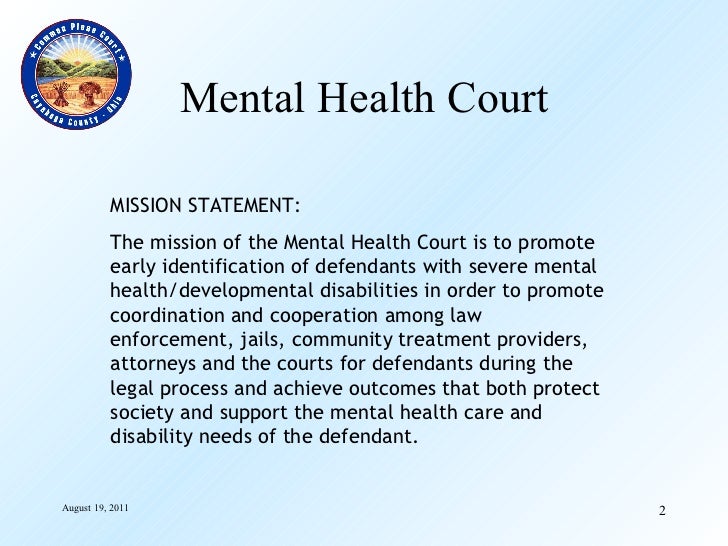 Mental Health Developmental Disability Court Attorney Training