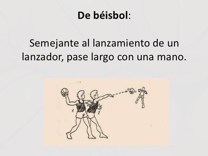 Resultado de imagen para la trayectoria del pase de pecho de baloncesto