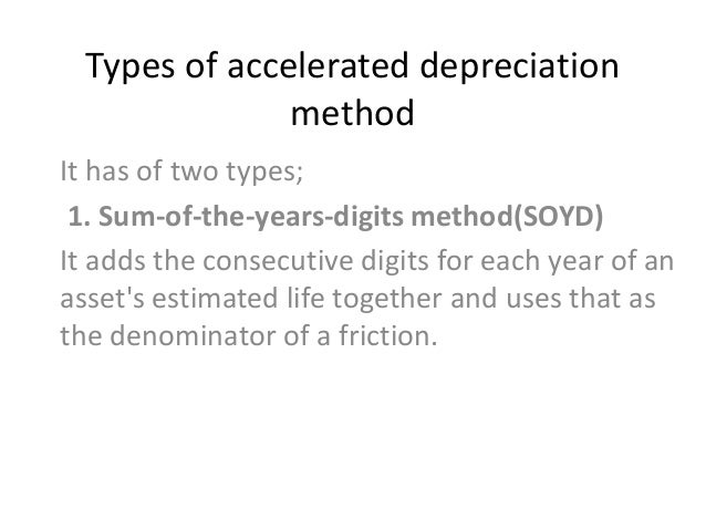 depreciation formula