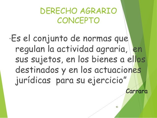 Derecho agrario
