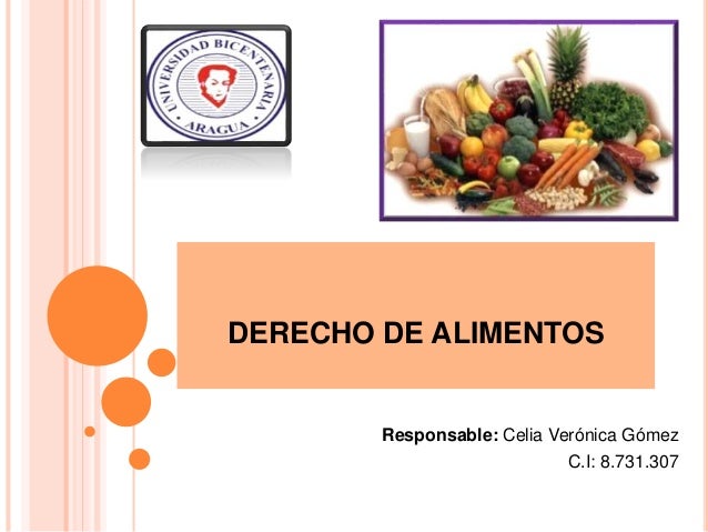 DERECHO DE ALIMENTO