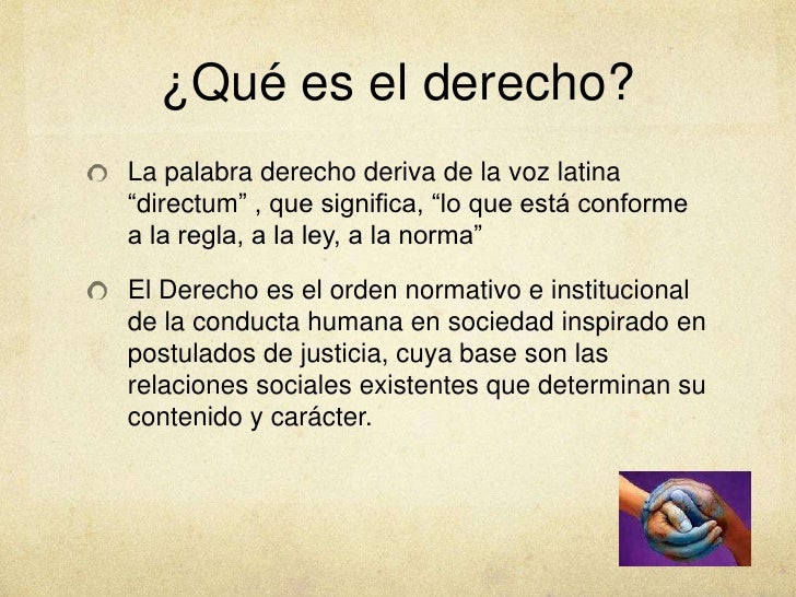Derecho.