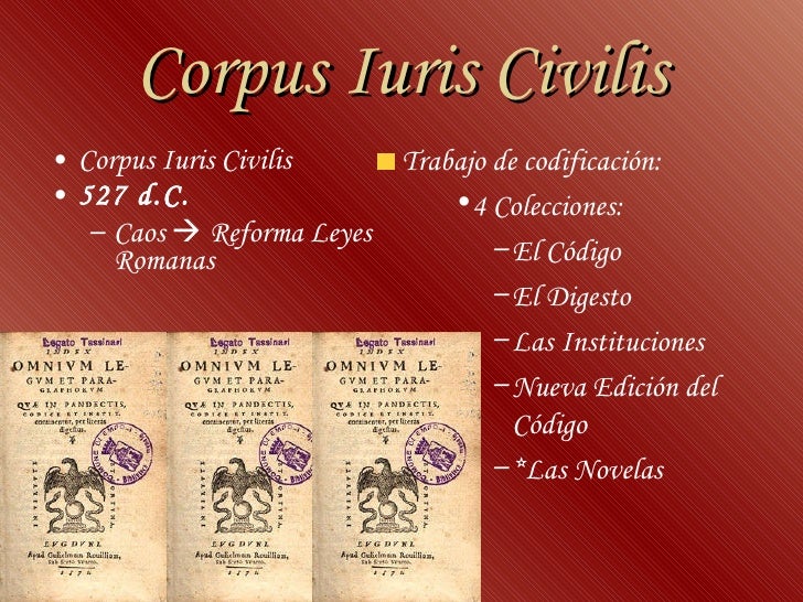 Que Es El Corpus Iuris Civilis