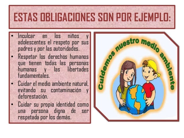 Listado de derechos y obligaciones de los niños - Imagui Listado de derechos y obligaciones de los niños - Imagui