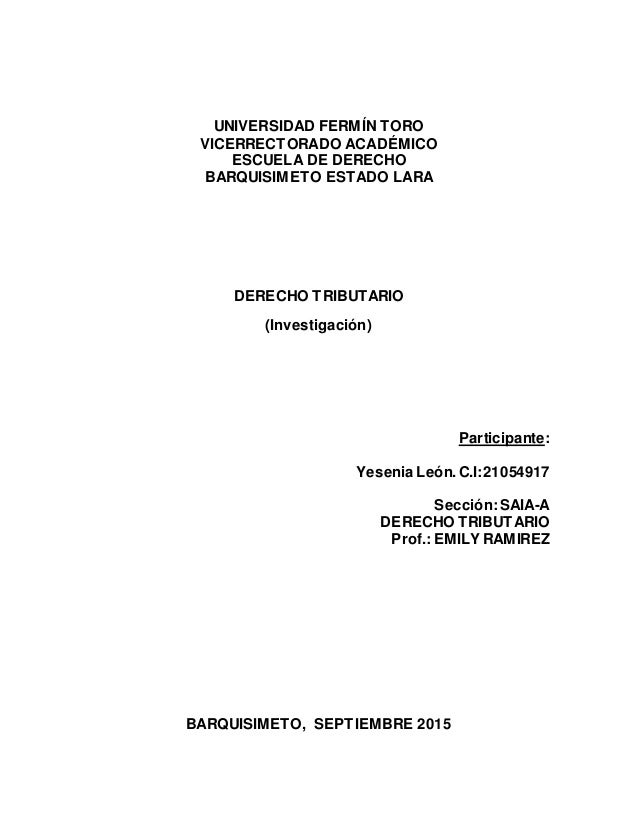 Saia+Barquisimeto UNIVERSIDAD FERMÍN TOROVICERRECTORADO ACADÉMICOESCUELA DE ...