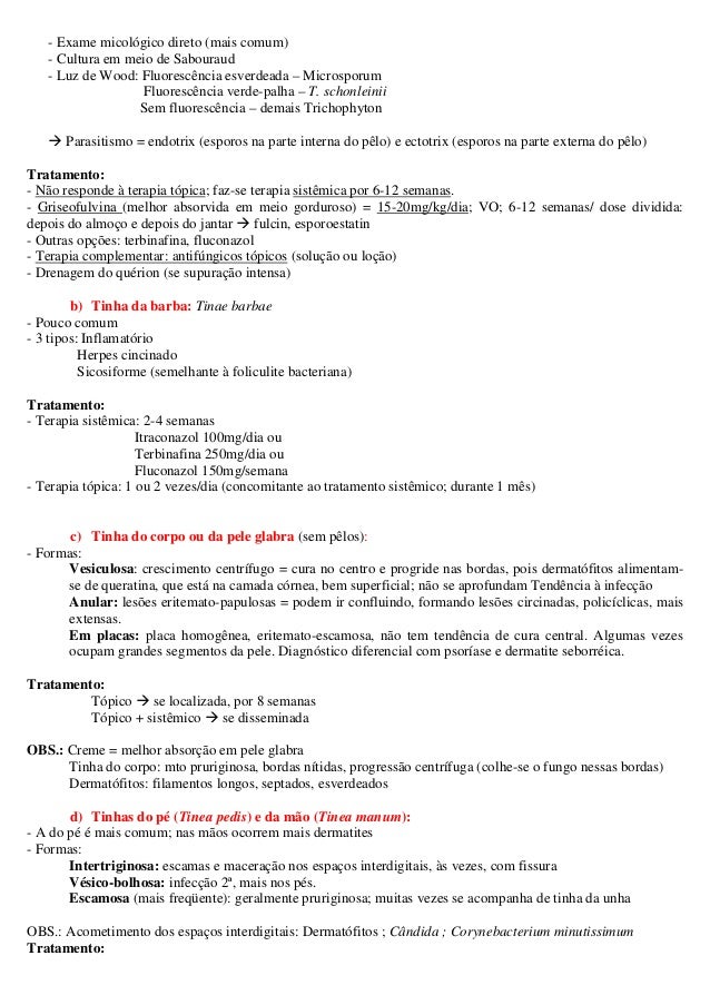 Exame micologico