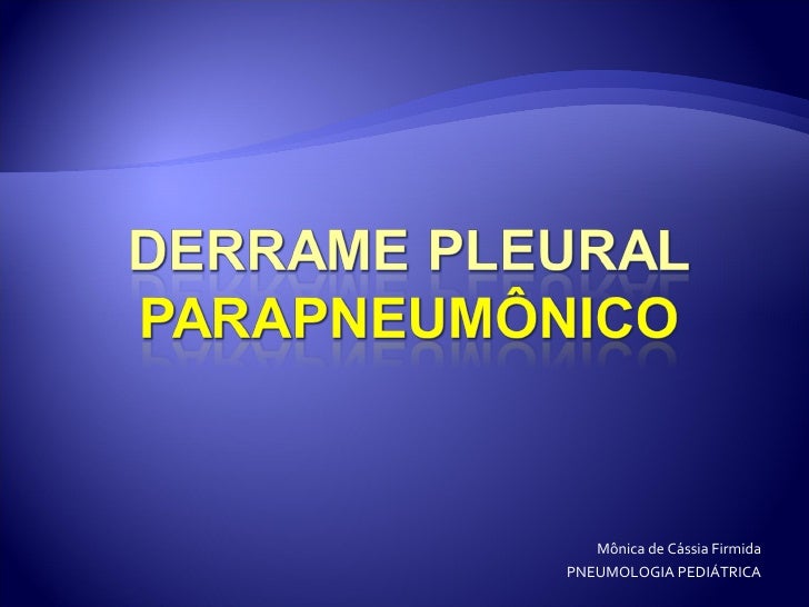 Derrame Pleural Fisiopatologia