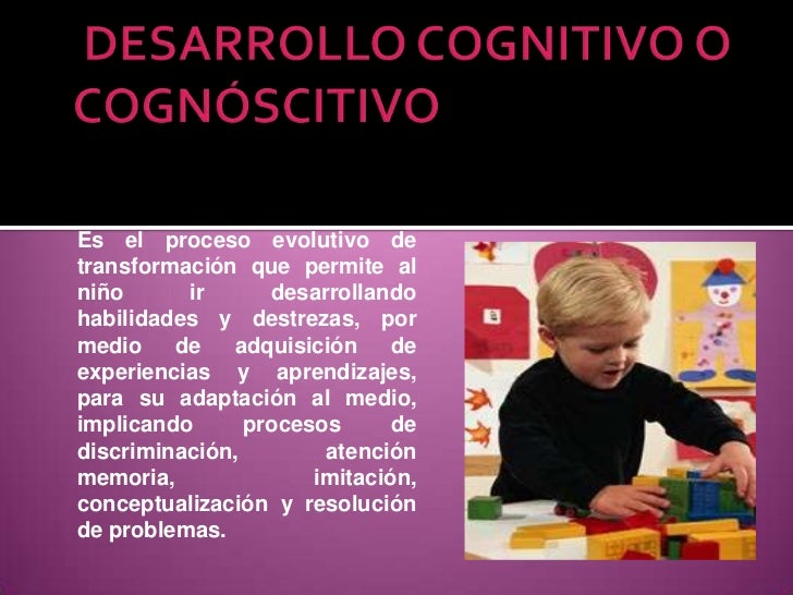 Desarrollo cognitivo en la primera infancia