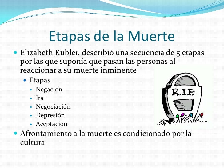El Proceso De La Muerte Humana