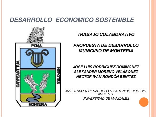 DESARROLLO ECONOMICO DESARROLLO SOSTENIBLE desarrollo economico desarrollo sostenible: