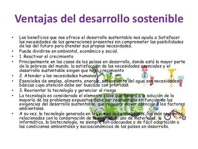 Desarrollo sostenible