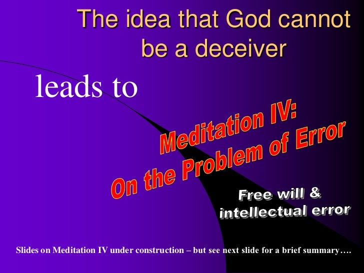 essay on rene descartes first meditation Rene descartes - papers & essays analyzing his meditations and other philosophies. essay on rene descartes first meditation Rene descartes - papers & essays analyzing his meditations and other philosophies.