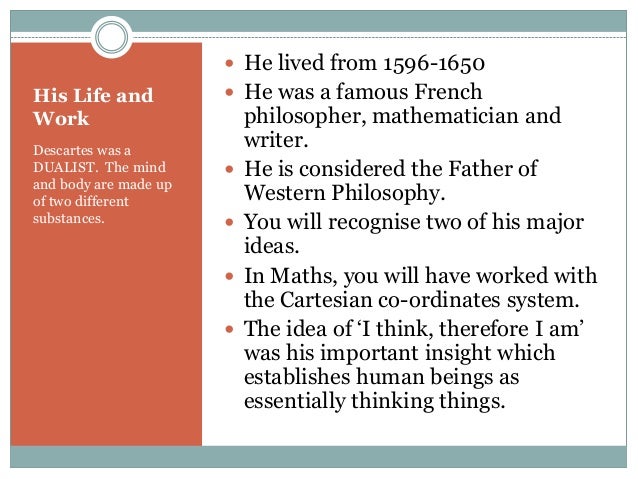 an analysis of the method of doubt by rene descartes a french philosopher an analysis of the method of doubt by rene descartes a french philosopher