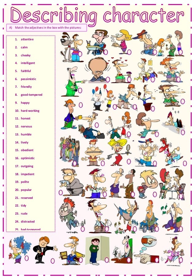 Describing Character (Exercises)