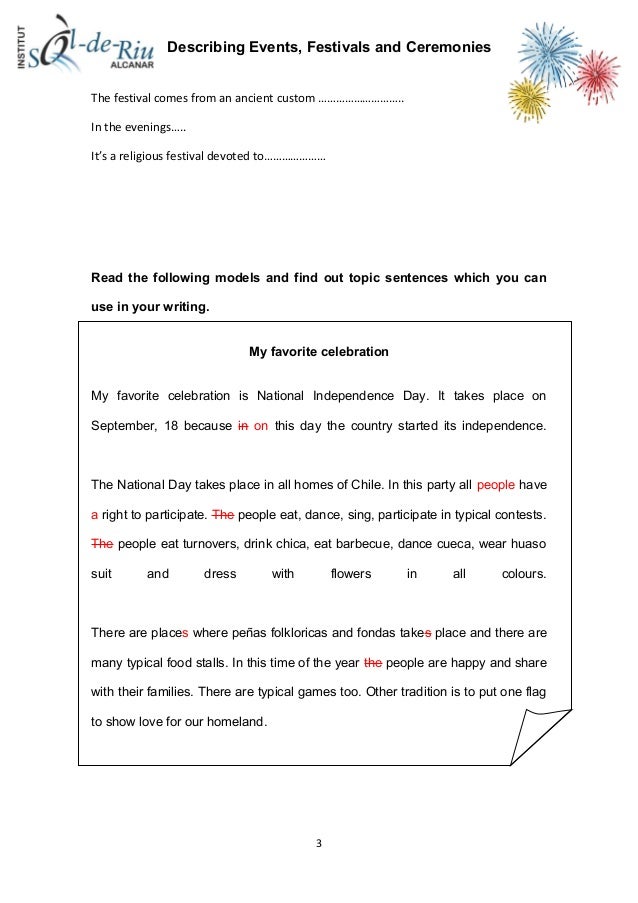 Fahrenheit 451 Essay Thesis Descriptive Essay About A Holiday Celebration Homework Center Writing Skills Sample Descriptive Essay Thesis Statement Essay also Essays On High School Descriptive Essay About A Holiday Celebration Navruz The Main Essay Topics For Research Paper