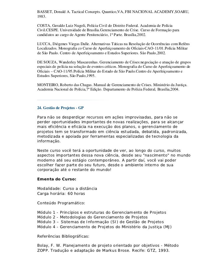 Cursos senasp
