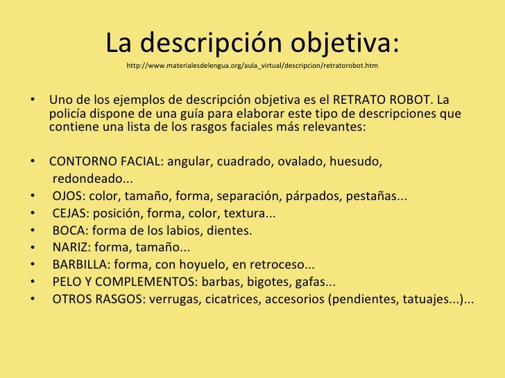 Ejemplos De Descripciones Subjetivas Y Objetivas Coleccion De Ejemplo Images Ejemplos De Descripciones Subjetivas Y Objetivas Coleccion De Ejemplo Images