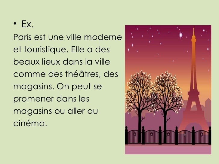 Description d’une ville
