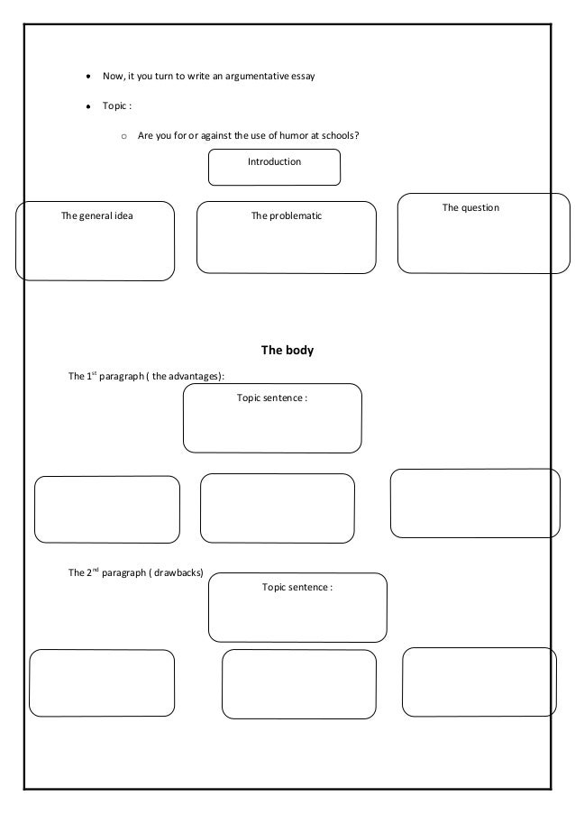 Tips on writing an argumentative essay