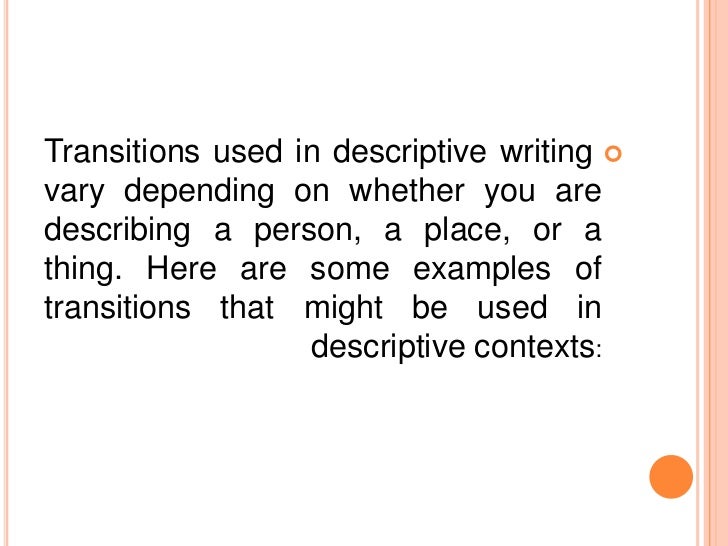 Transition Strategies -- Help Writing Admissions Essays