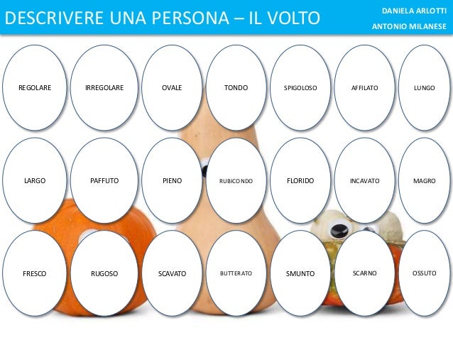 Descrivere una persona